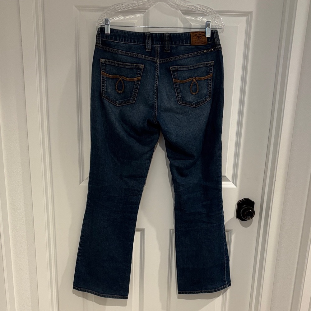 Lucky Brand Dark Blue Flare Jeans - Picture 5 of 5